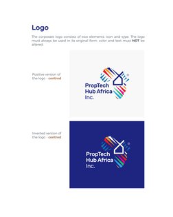 Logo
The corporate logo consists of two elements: icon and type. The logo 
must always be used in its original form. color an