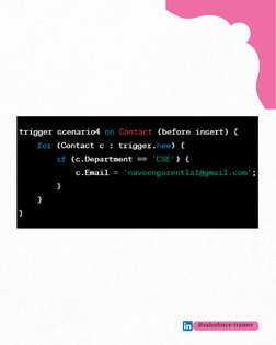 40 Apex Trigger Scenario Use Cases With Solution | PDF | Software ...