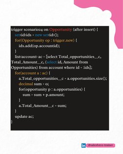 40 Apex Trigger Scenario Use Cases With Solution | PDF | Software ...