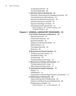 Accessing the Internet
39
The World Wide Web
40
C. Web Sites Useful in Biochemistry
40
Directories, Library Resources, Databa