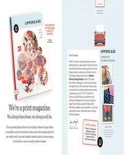 U P P E R CA S E  /  3
A message from  
Janine Vangool
W E L C O M E
ON SOCIAL MEDIA?
Tweet or Instagram  
@uppercasemag 
a