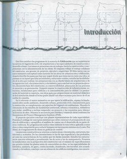 Estebbmsatisface losprogramasde Ia materia de Edihcaci6n quese imparten en 
mc•rreras de ing~rueria civil y de arquitectura y