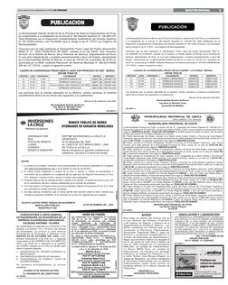 BOLETIN OFICIAL
3
Lima, jueves 24 de septiembre de 2020 I EL PERUANO
DISOLUCIÓN Y LIQUIDACIÓN
CATA SERVICES S.A.C. CONFORMIDA