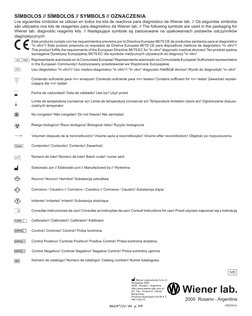 864107124 / 04   p. 9/9
2000  Rosario - Argentina
Wiener lab.       
M Wiener Laboratorios S.A.I.C.
Riobamba 2944
2000 - Rosa