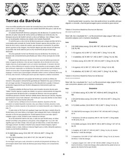 Terras da Baróvia
Strahd pode bater na porta, mas não pode entrar no prédio até que
alguém o convide. charme personagens par