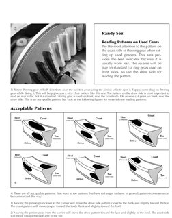 Reading Ring & Pinion Gear Patterns | PDF | Gear | Friction