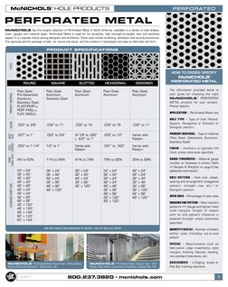 Mcnichols Master Catalog | PDF | Sheet Metal | Metals