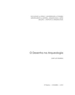 FACULDADE DE LETRAS | UNIVERSIDADE DE COIMBRA
DEPARTAMENTO DE HISTÓRIA, ARQUEOLOGIA E ARTES
SECÇÃO  | INSTITUTO DE ARQUEOLOGI