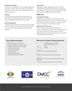 Add-ons
Storage Monitoring
Storage Monitoring helps you to eﬃciently monitor and 
manage all the storage devices in your netw
