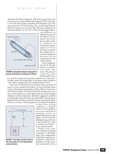 59
HPAC Engineering • September 2001
operation of a freezer is dramatic. The worst-case scenario is the
vertical section of p