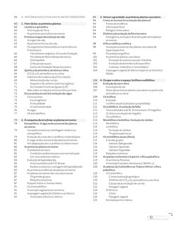 4
59 
II.  HISTÓRIA EVOLUTIVA DAS PLANTAS TERRESTRES 
60 
1. Viver da luz: as primeiras plantas 
60 
 
Litosfera e atmosfera
