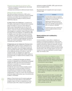 230
C • O • M • P • R • A • S   V • E • R • D • E •
S
Renovación de las instalaciones de iluminación interior:
- sustitución