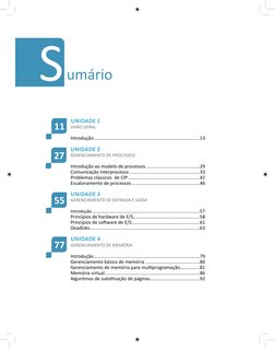 UNIDADE 1
VISÃO GERAL
Introdução..................................................................................13
UNIDADE