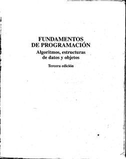 Fundamentos de Programación y Algoritmos | PDF