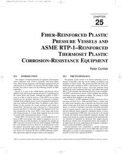 CHAPTER
25
25.1
INTRODUCTION 
This chapter is intended primarily for engineers and designers
whose experience with vessels is