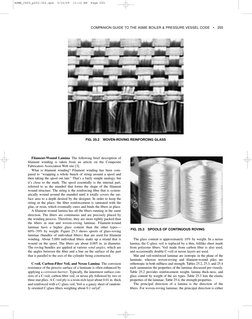 COMPANION GUIDE TO THE ASME BOILER & PRESSURE VESSEL CODE   •
255
Filament-Wound Lamina The following brief description of
ﬁl