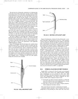 COMPANION GUIDE TO THE ASME BOILER & PRESSURE VESSEL CODE   •
261
The joint may be of all-mat-ply construction or of alternat