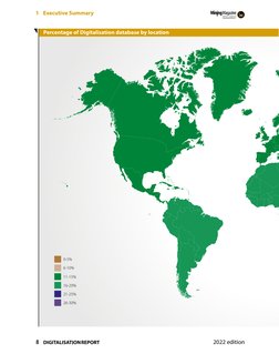 8
2022 edition
Established
1909
Executive Summary
1
Percentage of Digitalisation database by location
5%
0%
-15%
-20%
-25%
-3