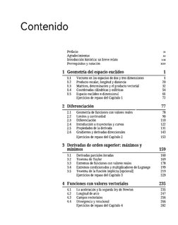 Contenido 
Prefacio 
IX 
Agradecimientos 
XI 
Introducción histórica: un breve relato 
XIII 
Prerrequisitos y notación 
XXV
