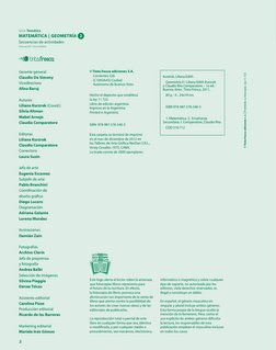 2
© Tinta fresca ediciones S. A. | Prohibida su fotocopia. Ley 11.723
Secuencias de actividades
Educación Secundaria
Serie Te