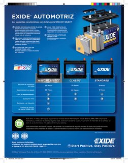 C
M
Y
CM
MY
CY
CMY
K
AutoFamilyVTA.pdf   1   12/22/10   12:02 PM
C
M
Y
CM
MY
CY
CMY
K
Guia Exide_2010-Color.indd   4
12/22/10