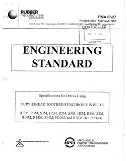 RMA IP-27 H & R Pulley Standards | PDF | Foreign Language Studies