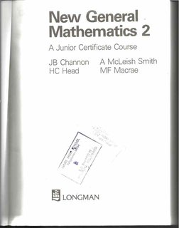 Form2New General Mathematics Book 2 | PDF