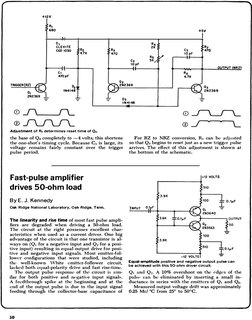 +t2V 
Rt 
680 
D t 
CLEVITE 
CGD t030 
C t  
470pF 
Rs 
4.7K 
+SV 
OUTPUT (NRZl 
TRIGGER (RZ) 
̓ 
02 
2N2369 
tN4t48 
03 
1 N