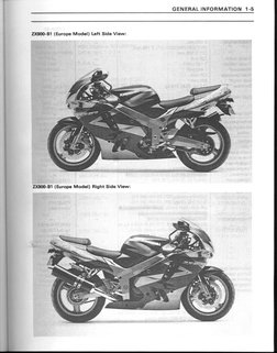 Kawasaki ZX-9R (ZX900-B1 - 4) '94 A '97 - Service Manual | PDF
