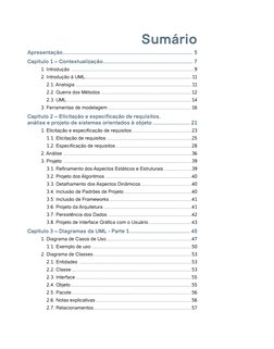 Sumário
Apresentação......................................................................................... 5
Capítulo 1 –