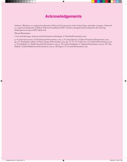 Acknowledgements
Software: Windows is a registered trademark of Microsoft Corporation in the United States and other countrie