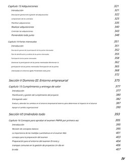 Capítulo 13 Adquisiciones
Introducción
Descripción general de la gestión de adquisiciones: 
comprensión de los contratos
Plan