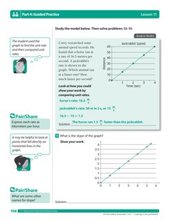 Lesson 11
©Curriculum Associates, LLC  Copying is not permitted.
L11: Represent Proportional Relationships
106
Student Model