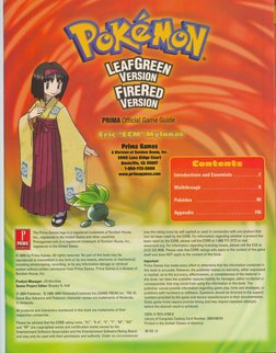 Pokemon Fire Red Guide.pdf Pokemon FireRed-LeafGreen Prima Official Guide | PDF