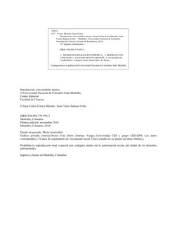 Introducción a los modelos mixtos 
© Universidad Nacional de Colombia Sede Medell