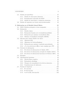CONTENIDO
6
2.5. Modelo de Laird-Ware . . . . . . . . . . . . . . . . . . . . . .
37
2.5.1.
Modelo de interceptos aleatorios