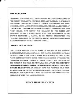 • 
I 
• 
,~, 
.·~ 
BACKGROUND 
THIS BOOKLET WAS ORIGINALLY ISSUED IN 1983 AS AN INTERNAL REPORT IN 
THE DUPONT COMPANY TO HEL