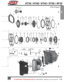 6F35 Transmission Parts Overview | PDF | Transmission (Mechanics) | Gear