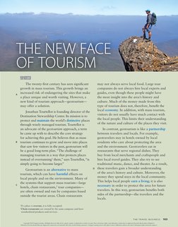 The twenty-first century has seen significant 
growth in mass tourism. This growth brings an 
increased risk of endangering t