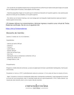 - Con ayuda de una espátula esparcimos la mezcla de forma uniforme por toda la torta para luego con ayuda 
de una raspa qui