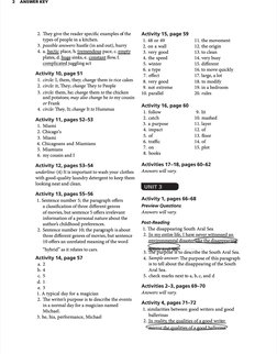 2
Answer Key
Answer Key
Activity 15, page 59
Activity 15, page 59
1. 48 or 49
1. 48 or 49
2. on a wall
2. on a wall
3