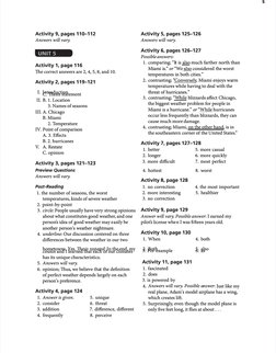 5
Activity 5, pages 125–126
Activity 5, pages 125–126
Answers will vary
Answers will vary.
Activity 6, pages 126–127
Ac