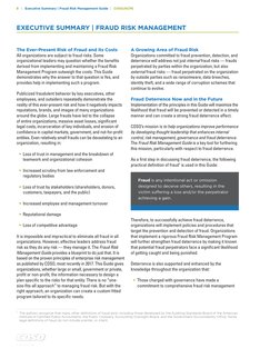 COSO Fraud Risk Management Guide Update | PDF | Internal Control ...