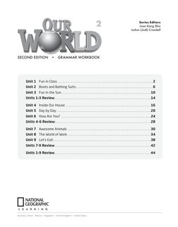 Our World 2 Workbook Overview | PDF | Languages | Foreign Language