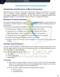 Class 12 Macroeconomics Chapter 1 Notes | PDF | Economics | Macroeconomics