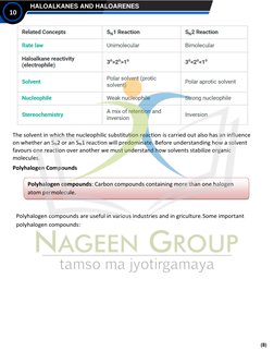Stenography Notes.pdf Class 12 Haloalkanes & Haloarenes Notes | PDF | Chemical Reactions ...