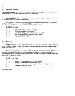 Pediatric Balance Scale (PBS) PDF | PDF