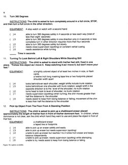 Pediatric Balance Scale (PBS) PDF | PDF
