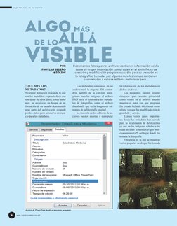 ¿QUE SON LOS
METADATOS?
No existe definición exacta de lo que 
son los metadatos se puede decir que 
son datos de otros datos