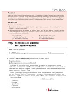 Simulado
Parabéns!
Agora que você concluiu seus estudos nesta disciplina, é chegada a hora de fazer os exercícios do Simulado